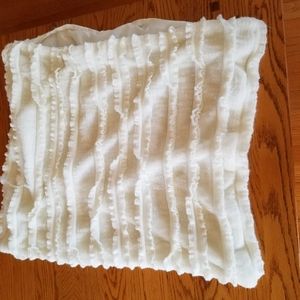 Off white knit pillow cover